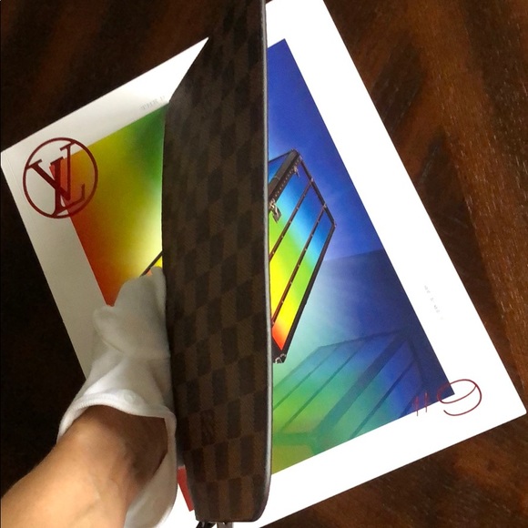 LOUIS VUITTON Ebene Wristlet/Clutch - Picture 7 of 8